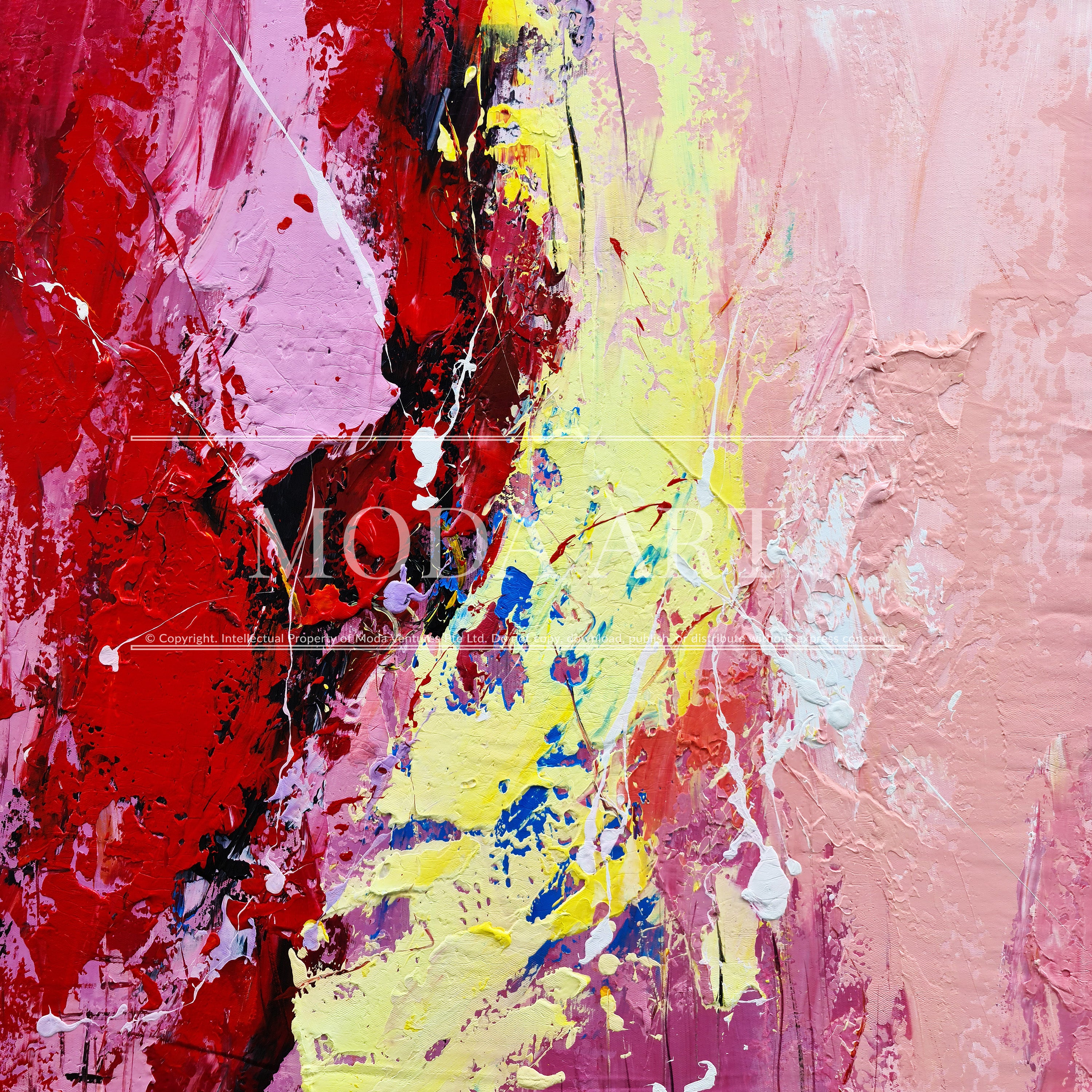 Pink and Red